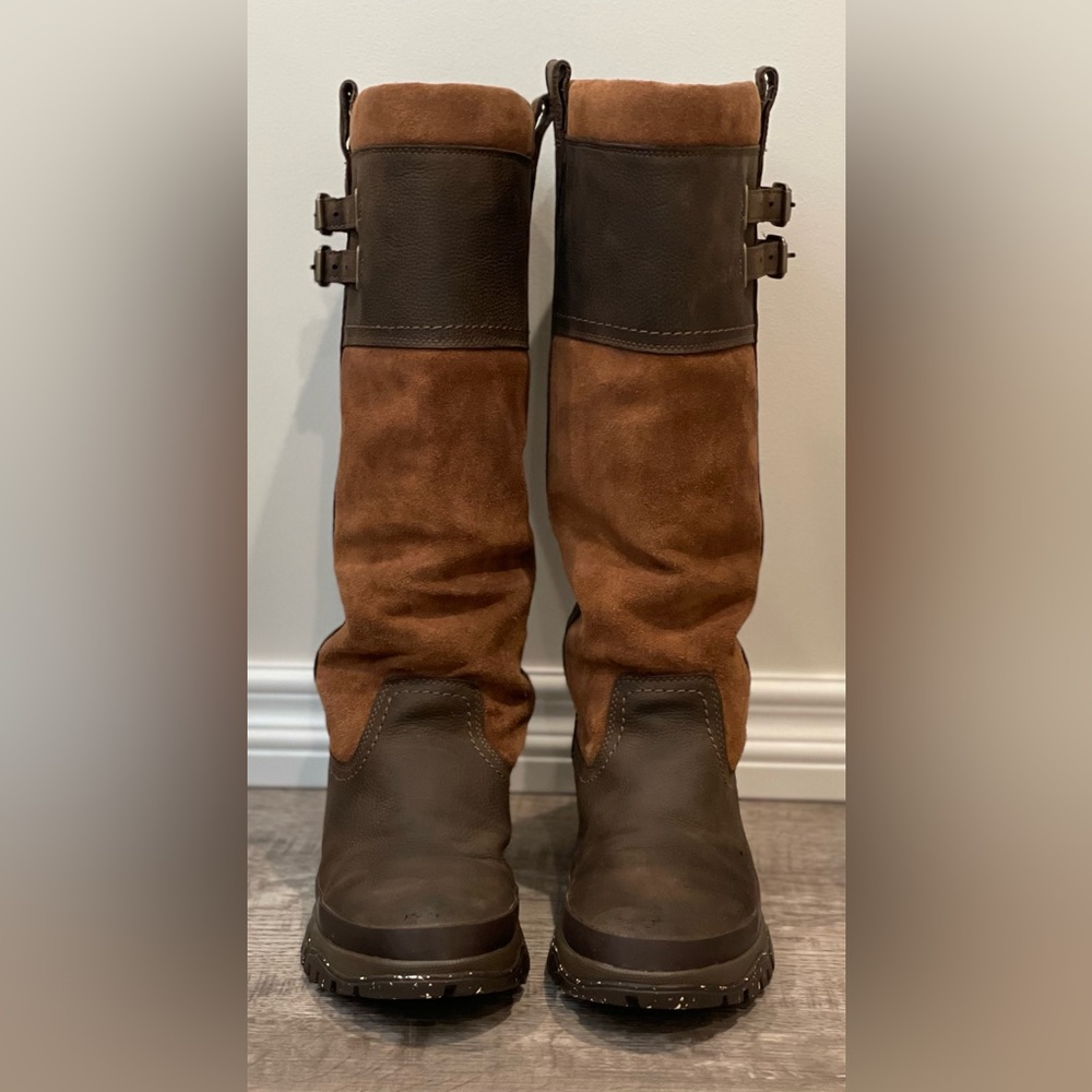 Ariat Brown Two-Tone Tall Winter Rain Boots